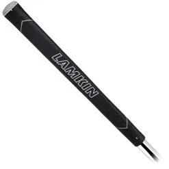 Lamkin Sink Fit Rubber Skinny Pistol Putter Grip Black/Silver  