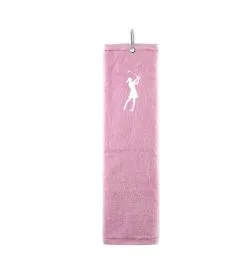 Surprize Shop Terry Cotton Trifold Towel Pale Pink  