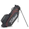 Titleist Players 4 Stand Bag Black/Black/Red  
