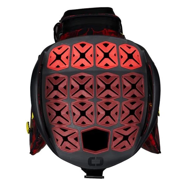 Ogio All Elements Silencer Cart Bag Red Flower Party 2 Ogio All Elements Silencer Cart Bag Red Flower Party - Image 2
