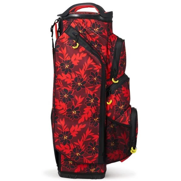 Ogio All Elements Silencer Cart Bag Red Flower Party 4 Ogio All Elements Silencer Cart Bag Red Flower Party - Image 4