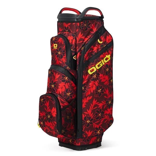 Ogio All Elements Silencer Cart Bag Red Flower Party 1 Ogio All Elements Silencer Cart Bag Red Flower Party