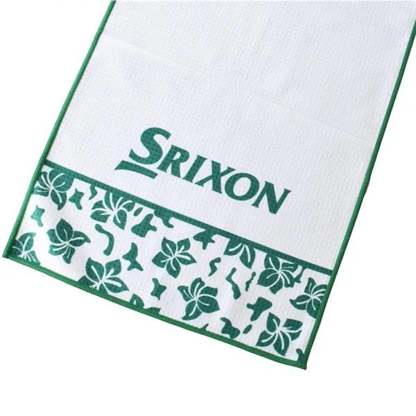 Srixon Tour Towel Majors Edition Green/White 2 Srixon Tour Towel Majors Edition Green/White - Image 2